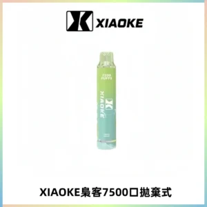 XIAOKE梟客7500Puffs跑馬燈拋棄式電子煙 可發光一次性